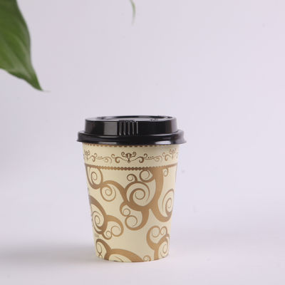 Çin Adyabatik özel kağıt kahve bardağı kapaklı, kapakları ile tek kullanımlık kahve fincanı Tedarikçi