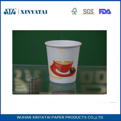 Çin Çift Cidarlı Kağıt Kahve Fincanı, İzoleli Kağıt Espresso Kupaları Kaplamalı Tek Kullanımlık PE Tedarikçi