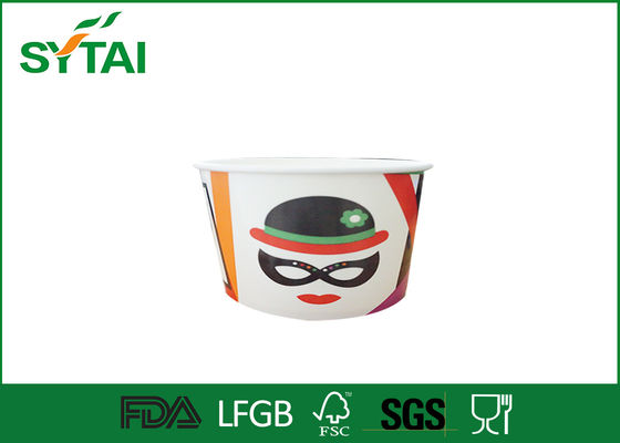 Çin 16 Oz Logo Baskı Tek Dondurma Konteynerler Kağıt Food Grade Tedarikçi
