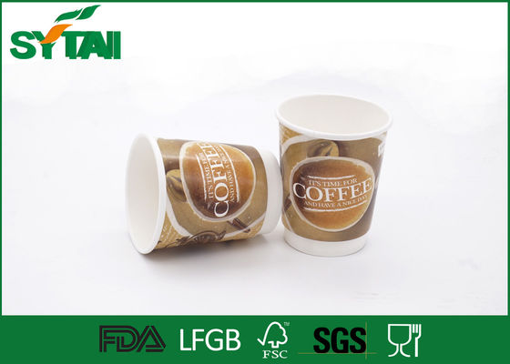 Çin Kahve / Çay, Ofset Baskı için Tek Kullanımlık 12 Oz Çevre Dostu Çift Duvar Kağıt Bardak Tedarikçi