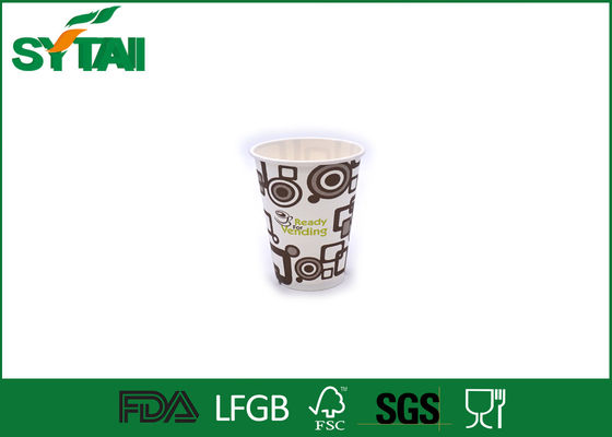 Çin Kapak / Kahve Paket Bardak İle ISO 9001 Belgelendirme ile Özel Boyutlu Sıcak İçecek Kağıt Bardak Tedarikçi