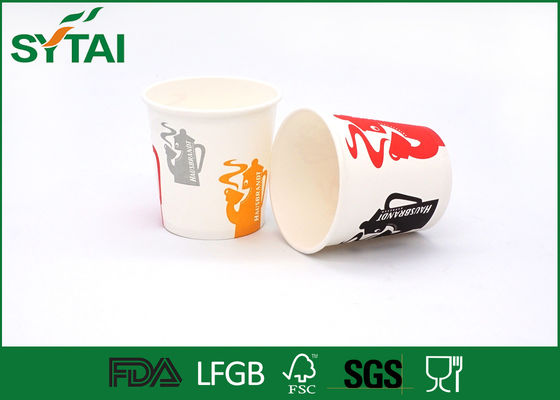 Çin 12Oz 90mm Sıcak İçecek Kağıt Bardakları, Kapakları olan Özel Basılı kahve paketleme bardakları Tedarikçi
