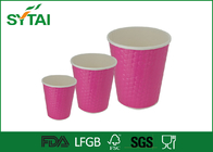 Çin 4oz / 8oz / 12oz renkli özel tasarım flekso baskılı dalgalanma kağıt bardak Fabrika