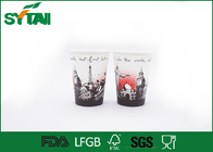 Çin 16oz Tekli Soğuk İçecek Kağıt Bardak / 1-6 Renkli Özel Kağıt Kahve Bardakları Fabrika