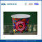 9 oz Logo Baskılı Çift PE Tek Kağıt Dondurma Kupaları Kapaklı / Yoğurt Kupaları Tedarikçi