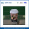 22 oz Özel Geçirimsiz Tek Soğuk Coffee Shop için Kapaklı kağıt içecek bardak Tedarikçi