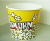 Yağlı ve su geçirmez kağıt Popcorn Konteynerler 64oz Popcorn Kepçe Tedarikçi