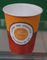 Food Grade mürekkep Flexo ile 7 oz tasarım tek cidar kağıt bardak kahve ve çay için basılı Tedarikçi