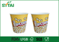 Tek kullanımlık kağıt Popcorn Kovalar / Biyobozunur Kağıt Popcorn Bardaklar Çok Renkli Tedarikçi