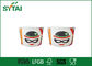 Özel Logo Kağıt Dondurma Kupaları / Biyobozunur kağıt dondurma Karakter Tasarım çanaklar Tedarikçi