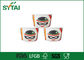 Özel Logo Kağıt Dondurma Kupaları / Biyobozunur kağıt dondurma Karakter Tasarım çanaklar Tedarikçi
