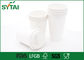 Özel Beyaz PLA Kağıt Bardak / Yalıtımlı Kağıt Kahve Bardakları Polilaktik Asit Tedarikçi