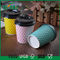 Yaratıcı Kabartma Logo Dalgalanma Kağıt Bardak, Sıcak Tek Kullanımlı Kahve Kupaları Özel tasarım Tedarikçi