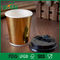 Sıcak içecekler için tek kullanımlık bardaklar, Sıcak Kahve Kağıt Bardakları Altın / Şerit rengi Tedarikçi