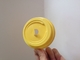 80mm Çap Plastik Sarı Tek Kağıt Kupaları için Bardaklar Kapaklar İçme Tedarikçi